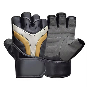 Compression Straight Cuff Fingerless <b>Weight</b> Lifting <b>Gloves</b> Breathable Durable Hand <b>Gloves</b> Unisex Cycling Gym <b>Gloves</b> Men - Product Image 6