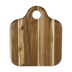 Natural Wooden Chopping Board With Handle Wood Vegetable Cutting Boards <b>Kitchenware</b> Accessory Cutting Block At Best Price - Product Image 1