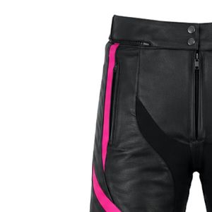 Pantalones de Motocicleta para Hombre, Color Negro y Rosa, Transpirables, Impermeables, Resistentes al Viento, Equipo de Protección Duradero para Deportes al Aire Libre - Product Image 3