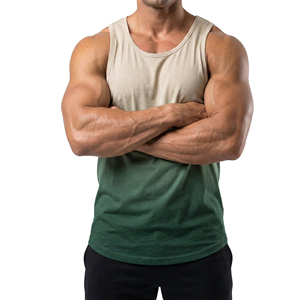 Wholesale Custom Gym Tank Top For Men Muscle Fit Sleeveless Shirt Casual Wear Fitness Workout Activewear Supplier Vest Tank Tops - Product Image 5