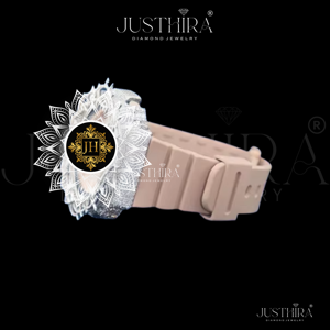 Reloj de Lujo con Bisel de Plata Vintage y Correa de Goma, con Piedra Moissanite VVS Premium de Alta Calidad, Estilo Hip Hop para Hombre - Product Image 4