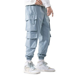 Pantalons cargo en toile pour hommes à taille mi-haute, vente chaude, logo personnalisé, pantalons d'hiver, vêtements durables avec un design tendance, pantalons pour hommes lavés - Product Image 5