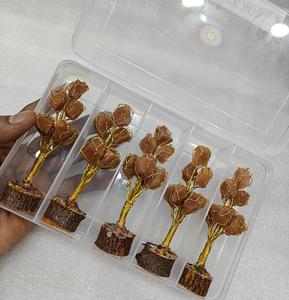 Árbol de la Abundancia de Ágata Soha de Venta Rápida, Gema Natural de Aventurina Amarilla, Amor Animal, Hada, Cruz, Hecho a Mano, Riqueza, Prosperidad, Feng Shui - Product Image 6