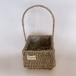 Meilleur prix sur le nouveau modèle de panier en jonc de mer avec poignée pour la maison et le jardin, accessoires de rangement ou fruits, Nhat Minh, Vietnam - Product Image 5