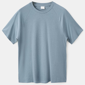 Camiseta de hombre con hombros caídos, estilo moderno, superventas, 100% algodón, anti-bolitas, transpirable, duradera, 300g, lona completa, precio mayorista - Product Image 2