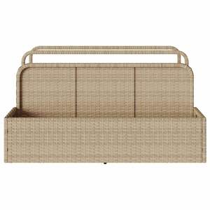 Almacenamiento Flotante Mediano para Piscina en Ratán Sintético PE Beige con Acero con Recubrimiento en Polvo, Solución de Almacenamiento Duradera para Entretenimiento Junto a la Piscina - Product Image 5
