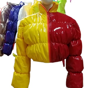 OEM logotipo personalizado recortar abajo Abrigos Mujer puff burbuja chaqueta personalizada casual invierno abajo puffer chaqueta mujer burbuja abrigos - Product Image 1