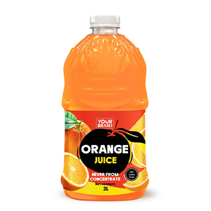 Jugo de Naranja al Por Mayor en Botella PET de 2L, Calidad Premium, Bebida con Sabor a Fruta, Puré de Frutas, Bebida Refrescante, Certificación Halal y HACCP - Product Image 1