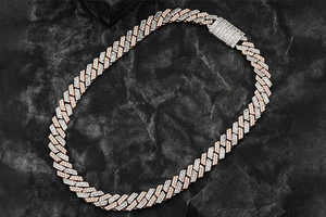 Cadena Cubana de Plata 925 con Moissanita, Certificada por GRA, Joyería de Lujo Personalizada para Hombre y Mujer - Product Image 4
