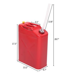 Il metallo verde dell'esercito 20L può piatto laminato a freddo Standard per benzina Diesel & benzina con il tubo dell'olio - Product Image 2
