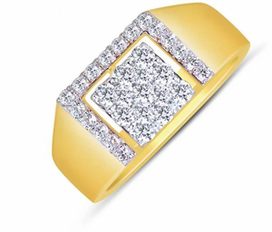 Bagues de luxe élégantes en diamant et moissanite pour hommes, pour mariage et fiançailles, qualité supérieure, pour l'exportation - Product Image 1