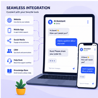Software SaaS de IA para Entrega de Comestibles Frescos, Chatbot con Motor de Respuesta Inteligente para Linux/Mac, Interacción con el Cliente 24/7, Virtual