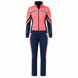 Premium Women's Stylish Breathable Hooded Tracksuit Comfortable Activewear for Gym Running & Casual Wear Zapper Series - Product Image 1