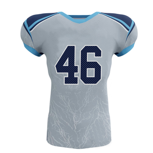 Maillot de football américain personnalisé pour adulte, respirant, grande taille, en Spandex/Polyester, séchage rapide, anti-bactérien, manches courtes, personnalisable - Product Image 5