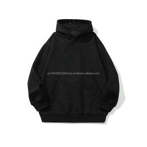 Primavera Otoño Invierno Pareja Ropa Cielo estrellado Sudaderas con capucha Sueltas Versátiles Sudaderas de felpa para hombres y mujeres - Product Image 6