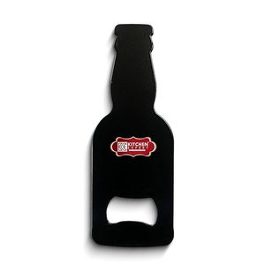 Abridor de botellas vintage de latón antiguo, accesorio decorativo rústico para barra de bar. - Product Image 2