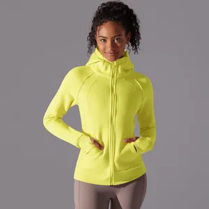Pull molletonné personnalisé à col roulé épais pour femme, avec fermeture éclair, chaud, pour l'automne et l'hiver - Product Image 1
