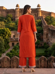 Tela de rayón transpirable de primera calidad, textura suave, caída fluida, material versátil para vestidos, kurtis, saris y diseños de prendas de vestir. - Product Image 3