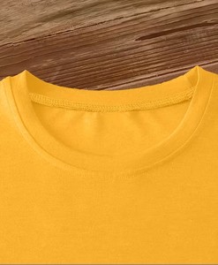Women's Yellow Floral Mandala Print Cotton T-Shirt Crew Neck Loose Fit Bohemian Style Short Sleeve Spring Summer Wear - Product Image 3