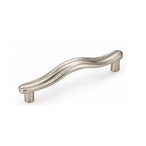 Poignée de meuble moderne en laiton, forme rectangulaire, design vague, écologique, taille personnalisable pour meubles de cuisine, conception durable - Product Image 6