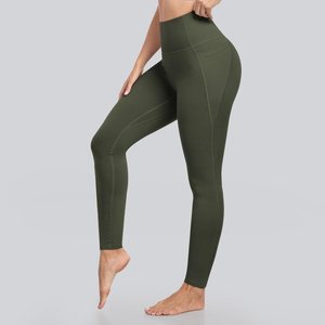 High Waist Women's Workout Sports Fitness <b>Flare</b> Yoga <b>Leggings</b> Women Tight Pants Custom Logo Sports Fitness Workout Yoga Wear - Product Image 4