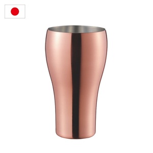 Vaso HANA Tumbler Copper Mirror, 200ml, 300ml, 400ml, Vaso resistente y duradero hecho en Tsubame-Sanjo, productos japoneses al por mayor. - Product Image 2
