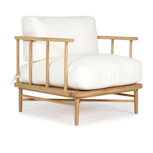<b>Rustic</b> Style Leisure <b>Chair</b> Sun Lounger with Ottoman Outdoor Furniture Decoration and Garden Furniture - Product Image 2