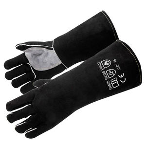 Gants de soudage MIG en cuir de qualité supérieure, couleur personnalisée, sécurité totale, flexibles, respirants, résistants aux déchirures, isolants thermiquement - Product Image 2