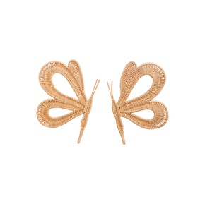 Décoration en rotin avec papillons en fibres naturelles, pour la décoration de chambre d'enfant, aménagement intérieur, provenance végétale durable. - Product Image 3
