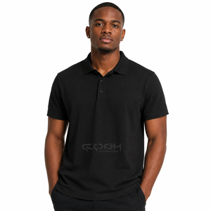 High Quality Custom Logo Sublimation Solid Knitted Quick Dry Breathable Polyester Men's for <b>Shirts</b> Golf Wear <b>Collared</b> <b>T</b>-<b>Shirt</b> - Product Image 1