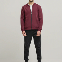 Blouson Bomber d'Hiver en Toile pour Homme – Qualité Supérieure, Léger, Fermeture Éclair, Impression Personnalisée sur le Devant, Vêtement Décontracté – Vente en Gros