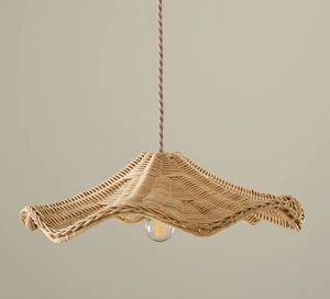 Lámpara Colgante de Ratán de Alta Calidad y Duradera, Estilo Rústico, para Decoración de Cocina/Sala de Estar/Hotel, Multi-Diseño y Personalizable - Product Image 1