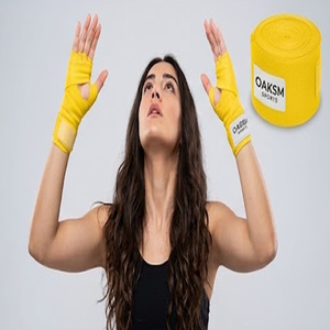 Vendas de Boxeo OAKSM de Algodón Azul, 2 Pulgadas de Ancho, 3 Pies de Largo, Autoadhesivas, Unisex, para Entrenamiento y Ejercicio en Todas las Estaciones - Product Image 2