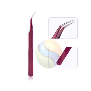 Pince à épiler de précision haut de gamme en acier inoxydable pour cils et bijoux avec logo personnalisé - Product Image 5