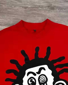 เสื้อยืดผู้ชายผ้าฝรั่งเศสเทอร์รี่ 400gsm แบบสั่งทำพิเศษ แขนยาว ทรงบ็อกซี่ ตัดสั้น ขอบดิบ พิมพ์ลายกราฟิกด้วยเทคนิค DTG - Product Image 2