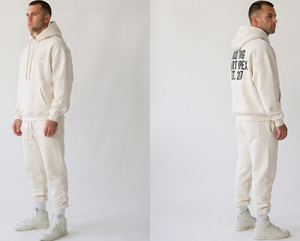 Ensemble de survêtement personnalisé pour homme, sweat-shirt à capuche 100% coton, pantalon de jogging, streetwear, vêtements de sport, ensemble de survêtement deux pièces, vêtements urbains - Product Image 2