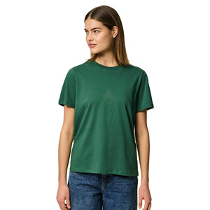 Camiseta lisa al por mayor para mujer, con logo personalizado, de alta calidad, corte regular, cómoda y transpirable, de tela gruesa, para verano. - Product Image 1