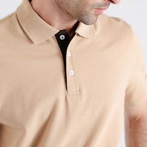 Chemises polo pour hommes décontractées de haute qualité, personnalisées, en tissu de coton respirant, à manches courtes, avec impression, fournisseur OEM, chemise polo pour hommes - Product Image 5