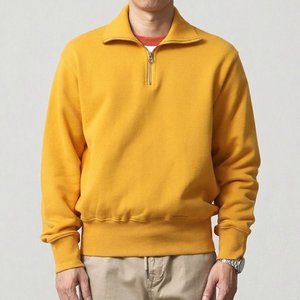 Sudadera Personalizada para Hombre con Cierre de Cremallera de un Cuarto, Sudadera con Cierre de Cremallera de un Cuarto y Dobladillo Acanalado, Fabricante de Ropa Urbana Personalizada - Product Image 6