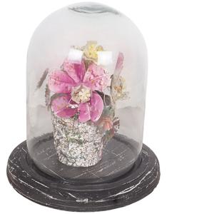 Campana de Cristal Vintage, Decoración Navideña Artificial para el Hogar, Planta de Escritorio, Artesanía Personalizada, Gran Venta, Mejor Precio de Fábrica - Product Image 1