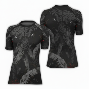 เสื้อรัดรูปสั่งตัดคุณภาพสูงสำหรับขายส่ง แขนสั้น เหมาะสำหรับ MMA BJJ ตกปลา ฟิตเนส - Product Image 3