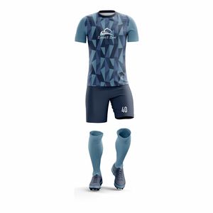 Uniformes de fútbol juveniles premium y uniformes de fútbol personalizados 100% poliéster para hombre, uniformes con logotipo personalizado OEM ODM - Product Image 4