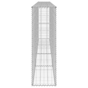 Muro in gabbioni di acciaio zincato con coperture 300x300x100 cm Strutture in acciaio - Product Image 4