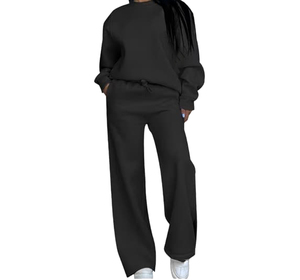 Casual Solid Color With Logo Top Selling Women tracksuit Casual solid hooded tracksuit for women - Product Image 3