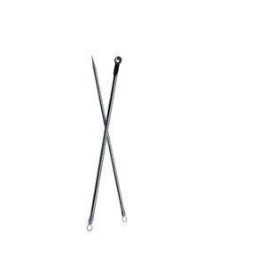 2Pcs Acne Removal Professional <b>Blackhead</b> <b>Extractor</b> Remover Needle Set Steel Blemish Pimple Comedone Acne Whitehead Removal <b>Tools</b> - Product Image 1