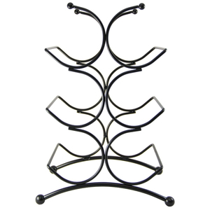 Estante para Vino de Metal Antiguo con Asa, Capacidad para 3 Botellas, Decoración para el Hogar y Comedor, Muebles Hechos a Mano - Product Image 2