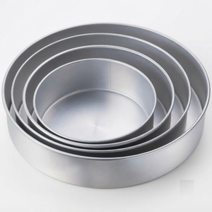 Ensemble de moules à gâteau ronds de qualité supérieure en aluminium, robustes et empilables, pour la pâtisserie et la cuisine - Product Image 4