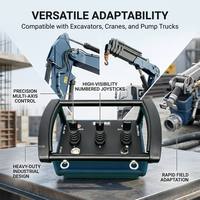 Kit de Control Remoto Inalámbrico Hidráulico Proporcional Multifunción de 12-24V con Batería de Litio
