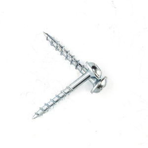 Tornillo para madera de cabeza alomada, métrico/pulgadas, autorroscante, Phillips/Pozi Drive, de acero al carbono/inoxidable, zincado/niquelado, rosca gruesa - Product Image 5
