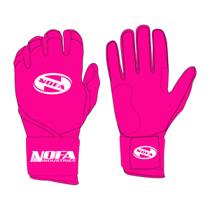 Gants de frappeur de baseball en cuir véritable Pro, ambidextres, fermeture à boucle, rembourrés, respirants, antidérapants, personnalisables - Product Image 4